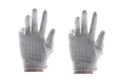 ถุงมือกันไฟฟ้าสถิต ถุงมือคาร์บอนกันไฟฟ้าสถิต Esd carbon stripped gloves bsc